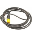 Juego de cables para válvula de 3 vías conector amarillo 6 polos L:3000mm